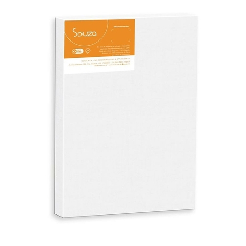 TELA PARA PINTAR 20X30 - TECIDO COM MOLDURA EM MADEIRA - SOUZA (ARE) - 002053