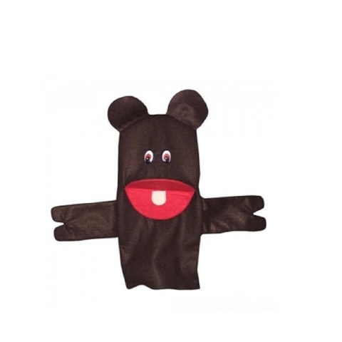 FANTOCHE URSO - ANIMAIS SELVAGENS CORES SORTIDAS - JODANE - 004131