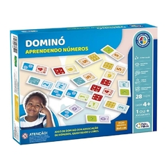 DOMINO APRENDENDO NUMEROS - INCLUSIVOS - PAIS E FILHOS - 000114 - comprar online