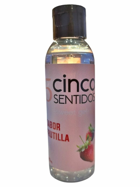 GEL COMESTIBLE SABOR FRUTILLA 80ML. 5SGFRUTILLA