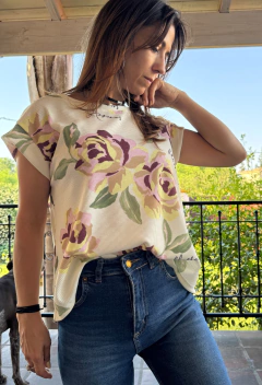 Musculosa Blossoms crema
