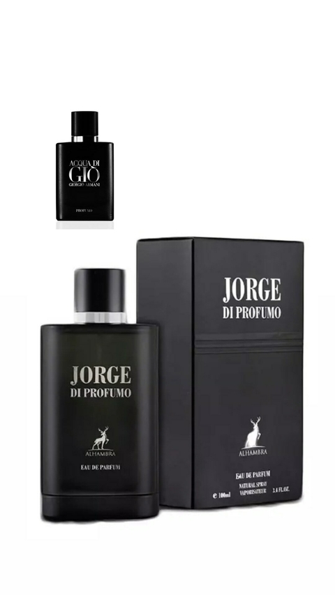 Perfume árabe Jorge Di Profumo EDP Maison Alhambra 100ml Masculino ( REF. OLFATIVA Acqua di Giò Profumo Giorgio Armani )