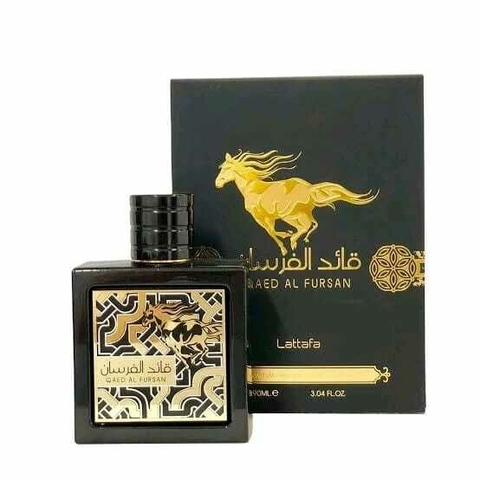 Perfume árabe Qaed Al Fursan de Lattafa EDP 90ml masculino