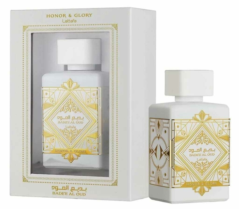 Perfume árabe Bade'e Al Oud Honor & Glory de Lattafa - 100ml EDP