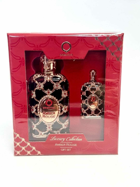 KIT ORIENTICA AMBER ROUGE LUXURY COLLECTION GIFT SET (PERFUME 30ML MAIS MINIATURA 7,5ML)