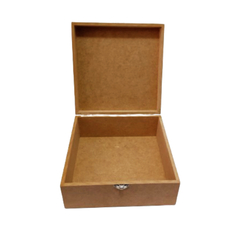 Caixa com Dobradiça em MDF 20x20x8 Para Lembrancinha, Padrinhos, Convite ou Organização na internet