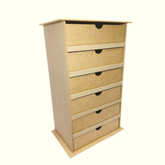 Móvel Organizador 6 Gavetas em MDF - comprar online