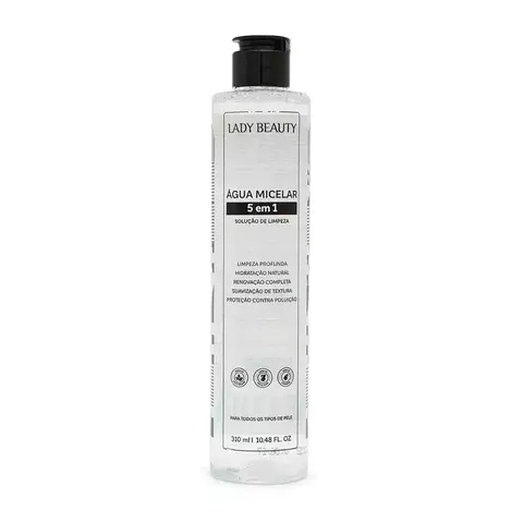 Água Micelar 5 em 1 Lady Beauty