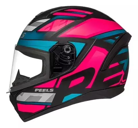 CAPACETE SPIKE II MX2 PRETO/PINK