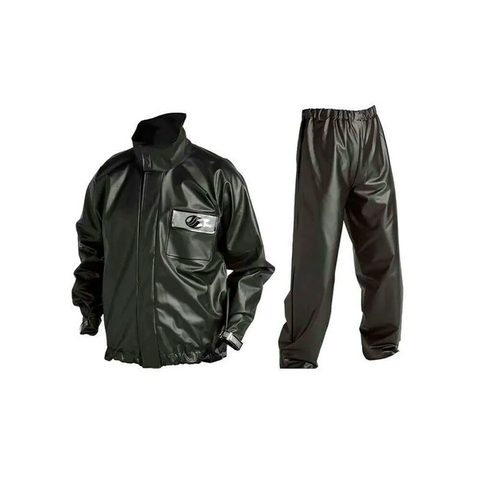 Conjunto de Chuva Alba Europa Masculina Preta