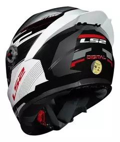 LS2 CAPACETE FF358 PRO DIGITAL BLK/WHITE - comprar online