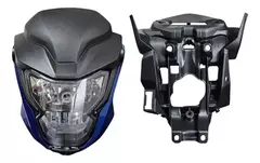 KIT FRENTE 2025-2024 BLOCO OTIC+CAREN+LAT+TAMP PAINEL TITAN/FAN 160 -25/ (LAMP SUBST) NA COR AZUL SPENCER PEROLIZADO na internet