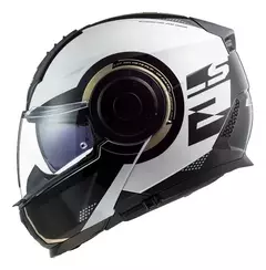 LS2 CAPACETE SCOPE FF902 ARCH WHT/TITANIUM 60/L - Wan Foguete