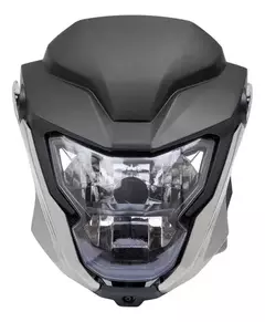 KIT FRENTE 2025-2024 BLOCO OTIC+CAREN+LAT+TAMP PAINEL TITAN/FAN 160 -25/ (LAMP SUBST) NA COR PRATA FORCE METALICO - Wan Foguete