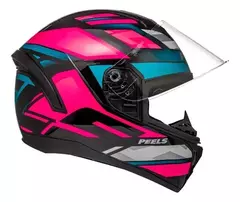 CAPACETE SPIKE II MX2 PRETO/PINK - loja online