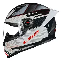 LS2 CAPACETE FF358 PRO DIGITAL BLK/WHITE
