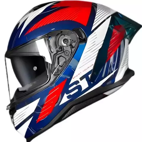 NORISK CAPACETE STRADA II ST WHT/BLU/RED 58/M