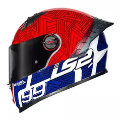 LS2 CAPACETE FF358 PRO TIEMPO WHT RED/BLUE na internet