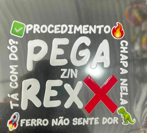 Adesivo Pega REX em alto relevo - comprar online
