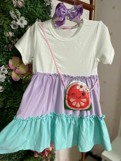 VESTIDO CINTI TRES MARIAS COM BOLSINHA FRUTINHAS 12508 - comprar online