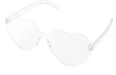 LENTES CORAZÓN *ALMA* TRANSPARENTE