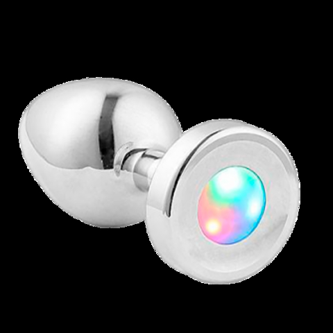 PLUG ANAL MEDIO COM LUZ DE LED - comprar online