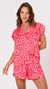 Shortdoll MC Americano Animal pink - loja online