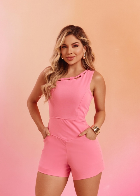 Macaquinho Celine Rosa - comprar online
