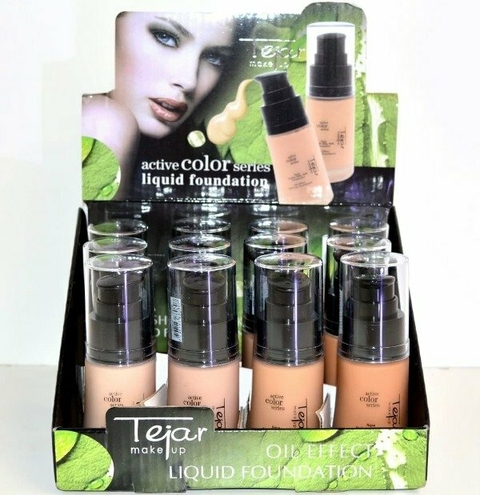 Maquillaje fluido de vidrio con atomizador Tejar (CAJA X 12 UND.) / 7068