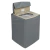 Funda Lavarropas Carga Superior 53x56x90 Cierre Lona Impermeable - comprar online