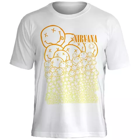 Camiseta Nirvana Smiley Pattern