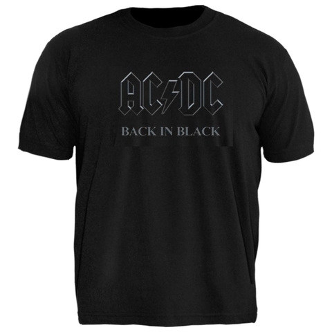 Camiseta Plus Size AC/DC Back In Black