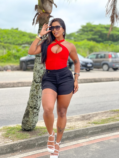 Cropped em malha twill - comprar online