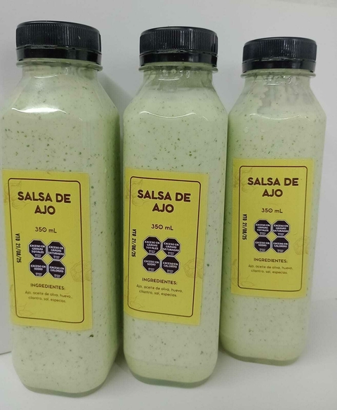 SALSA DE AJO 350ML