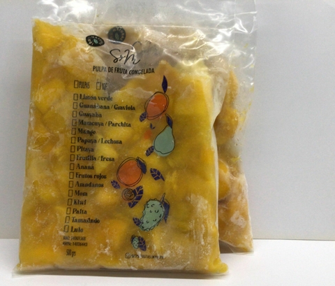 PULPA DE MANGO EN TROZOS 500GR