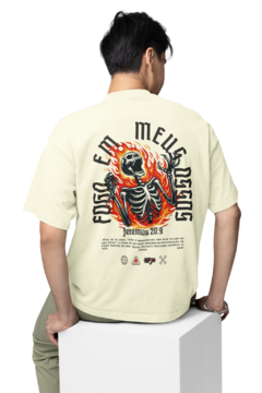 Camiseta (PLUS SIZE) "FOGO EM MEUS OSSOS" - comprar online