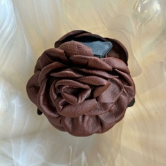 Presilha Charlotte Marrom Couro - comprar online