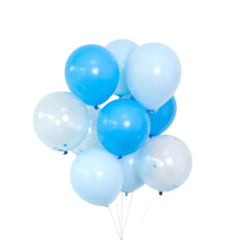 GLOBOS MIX CELESTE X10 - comprar online