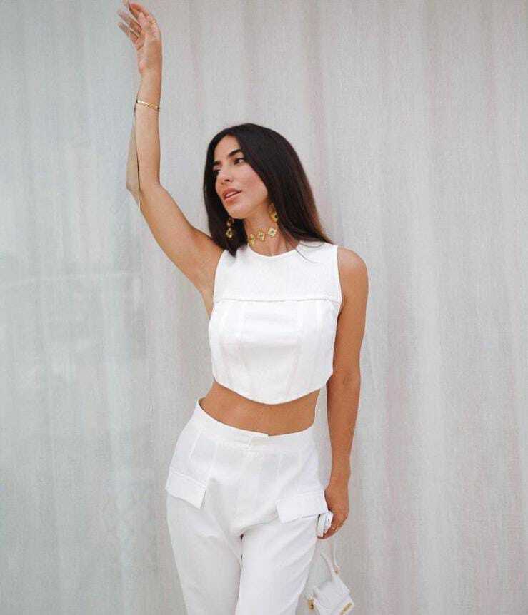 CROPPED ZIPER TUFI DUEK - Branco, P