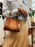 Imagem do Bolsa Vintage Caramelo Couro Croco