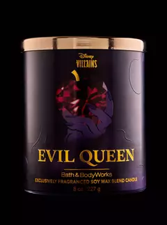 PRÉ ENCOMENDA - Vela de pavio único Rainha Má X Bath & Body Works - 227G