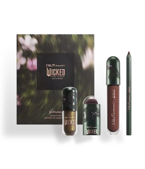 PRÉ ENCOMENDA - Conjunto de maquiagem r.e.m beauty x Wicked Elphaba - comprar online