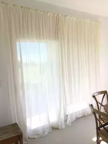 Juegos Cortinas Tusor para Tubo 230x210 cm c/paño - comprar online