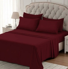 Imagen de Juego de Sábanas 600 Hilos 1 1/2 Plazas 100x190 cm