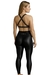 Legging ESSENCE Shine black animal print - Check
