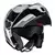 Capacete Race Tech Signal Gear Escamoteável Preto Branco - S2 Motos