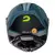 Capacete Race Tech Signal Gear Escamoteável Azul Preto Fosco - loja online
