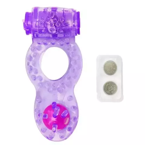 ANEL VIBRADOR COM PÉROLA ROXO