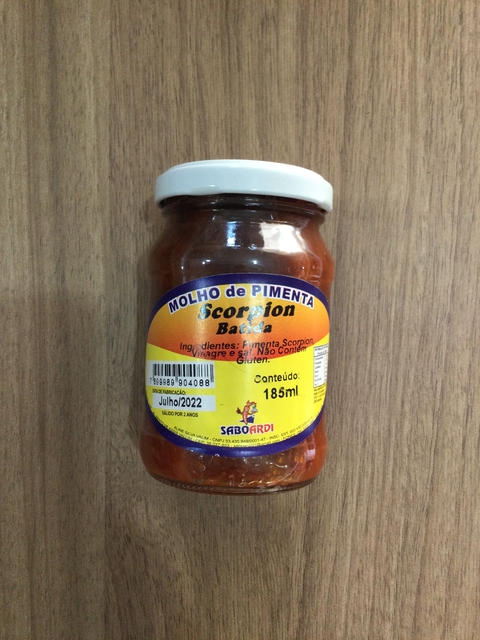 MOLHO DE PIMENTA SCORPION 185ML