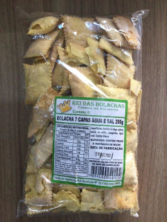Bolacha 7 Capas Agua e Sal 350g